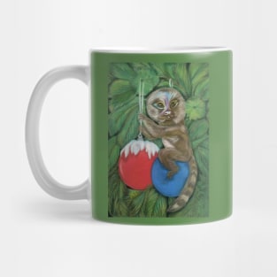 Pygmy Marmoset in the Festive Christmas Tree Mug